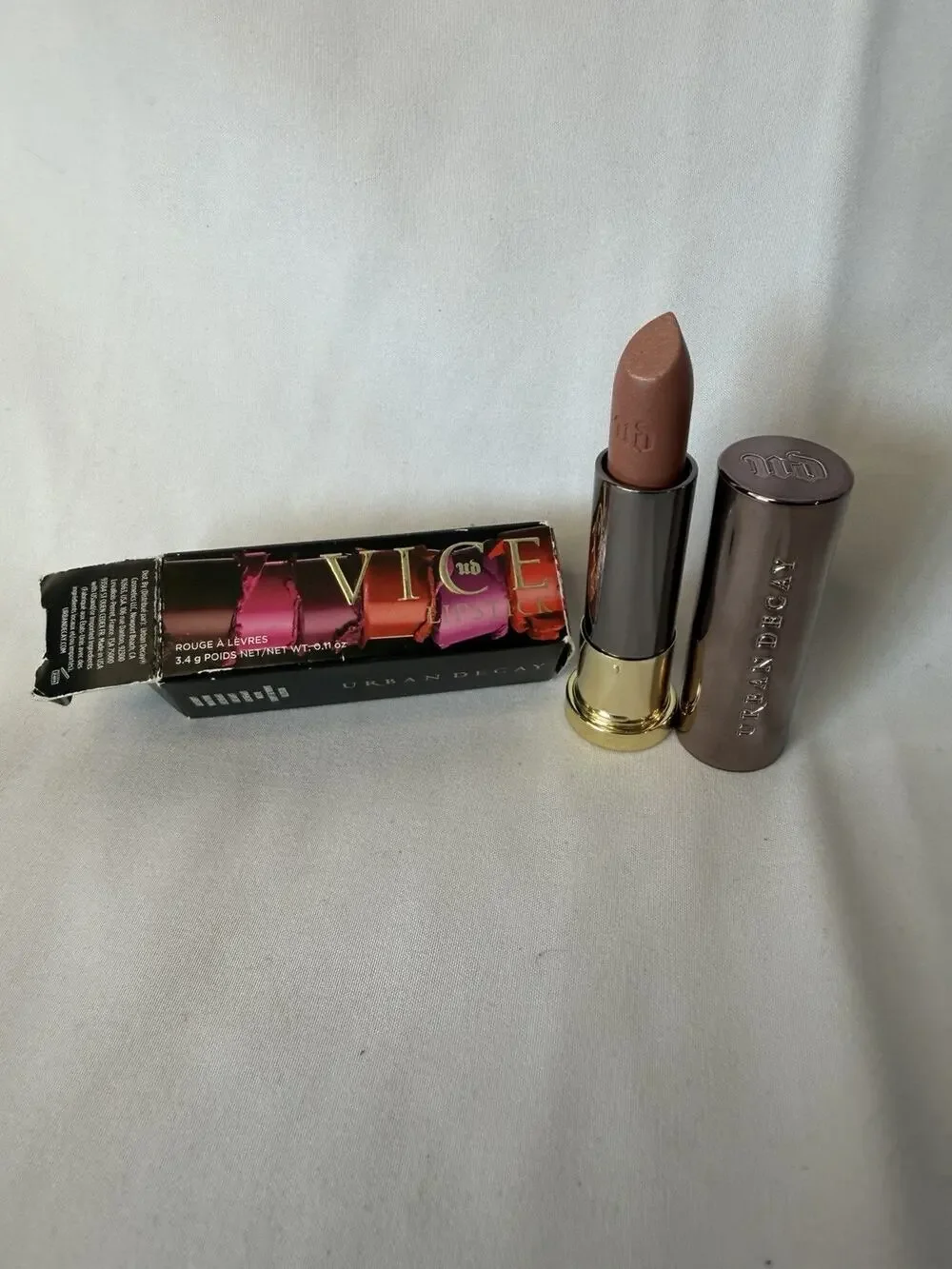 Urban Decay Vice Lipstick shade Peyote (Metallized) Discontinued AUTHENTIC NIB